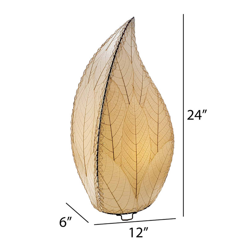 Lampe de table dépliant Eangee, Naturel