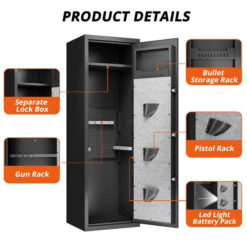 Gun Safe Lock, 12 Gun