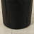 Solid Mango Wood Side End Table In Black, 12.4*17.7 Inch Round Wooden Accent Table, Small Round Plant Stand