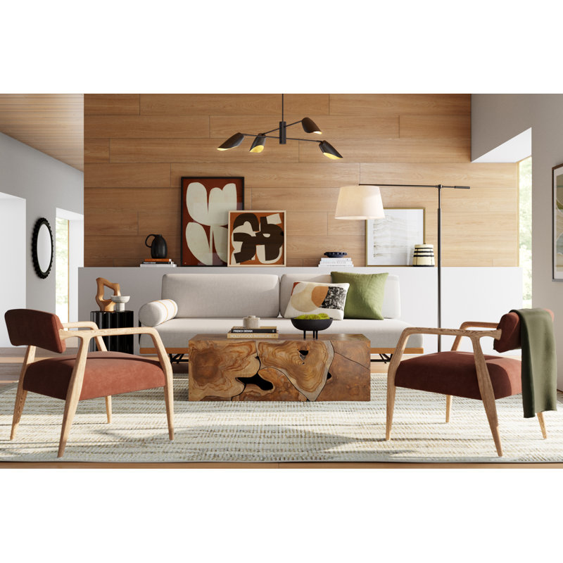 Tyler 22" Armchair, Surrey Auburn Performance Velvet