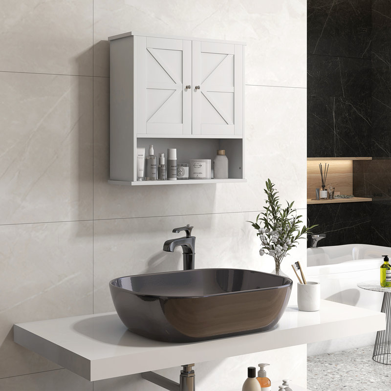 Muselare Bathroom Cabinet, White