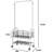 Rolling Laundry Hamper With Wheels, Hanging Rack, And Sorting Shelves - Multifunctional Laundry Sorter Cart For Home Organization