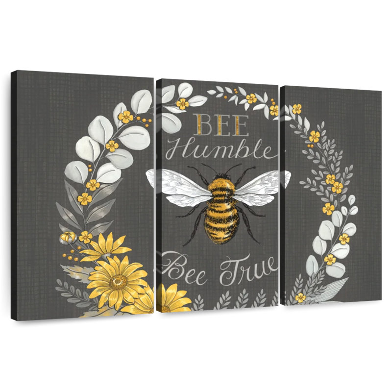 Bee Humble Bee True, 48" H x 74" W