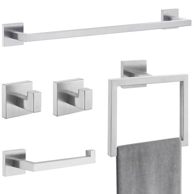 5-Piece Bathroom Hardware Set