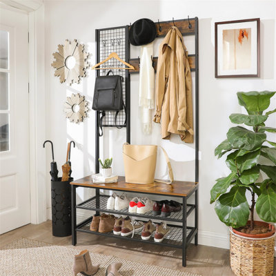 Antoanella 97.7 cm Clothes Rack