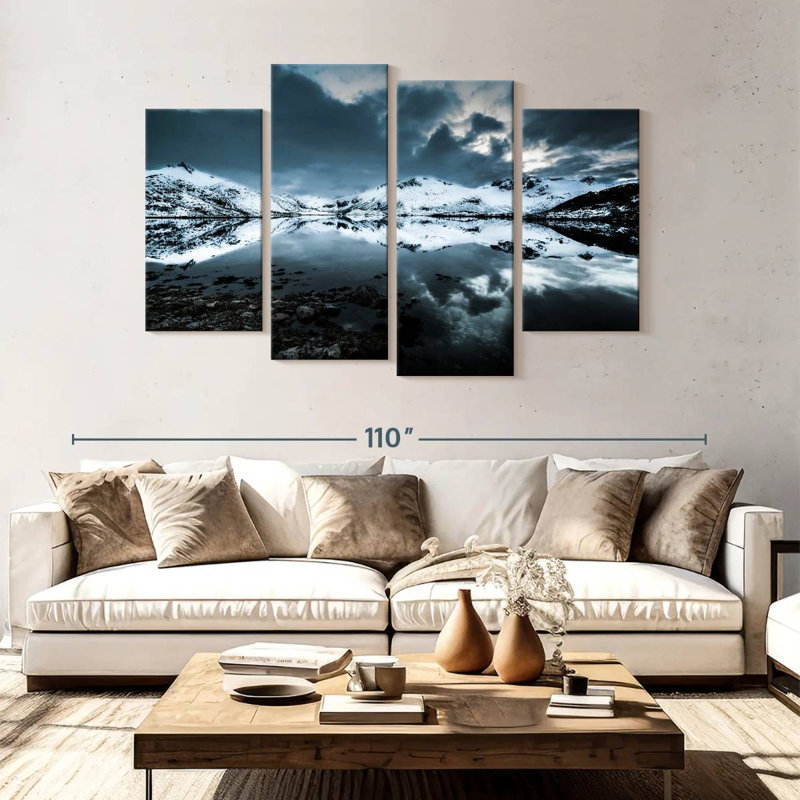 Lac miroir Alvord Lofoten, H 54 po x l 84 po
