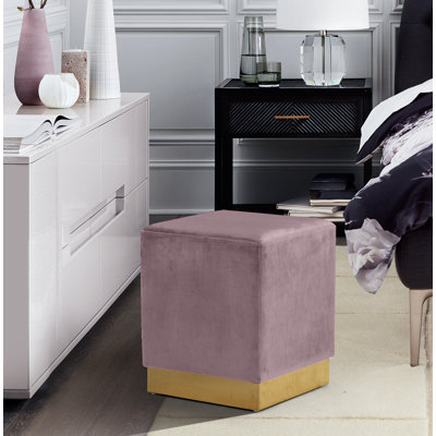 Annora Velvet Ottoman