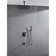 Ceiling Mounted Shower System Combo Set With Handheld And 16"Shower Head