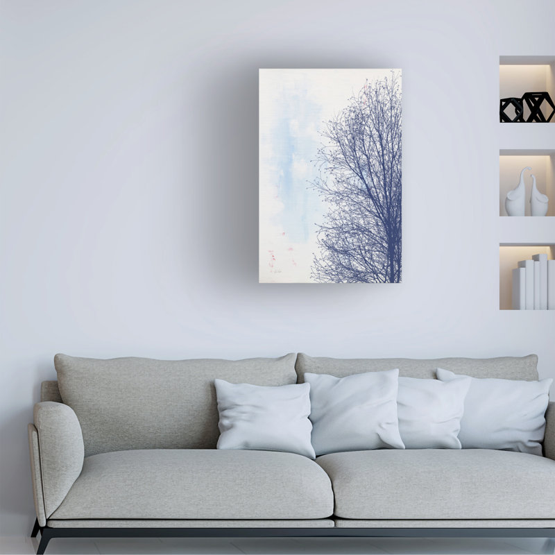 Art mural sur toile bleu bol Deborah Revell, H 32 po x l 22 po