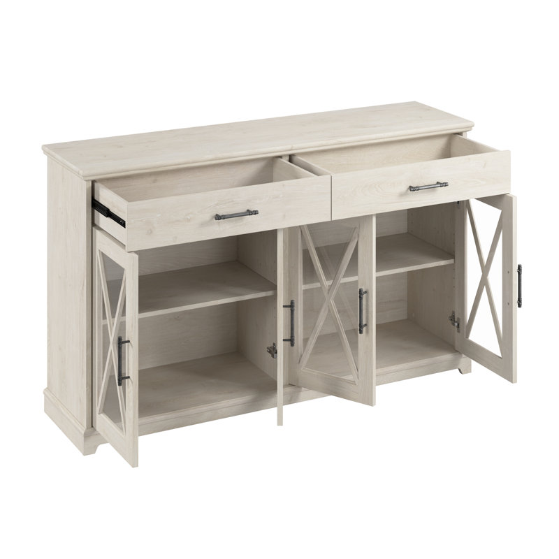 Cokato 60" W 2-Drawer Storage Cabinet