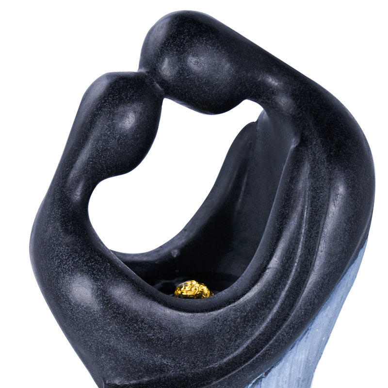 32.09"H Resin LED Fountain With Couples