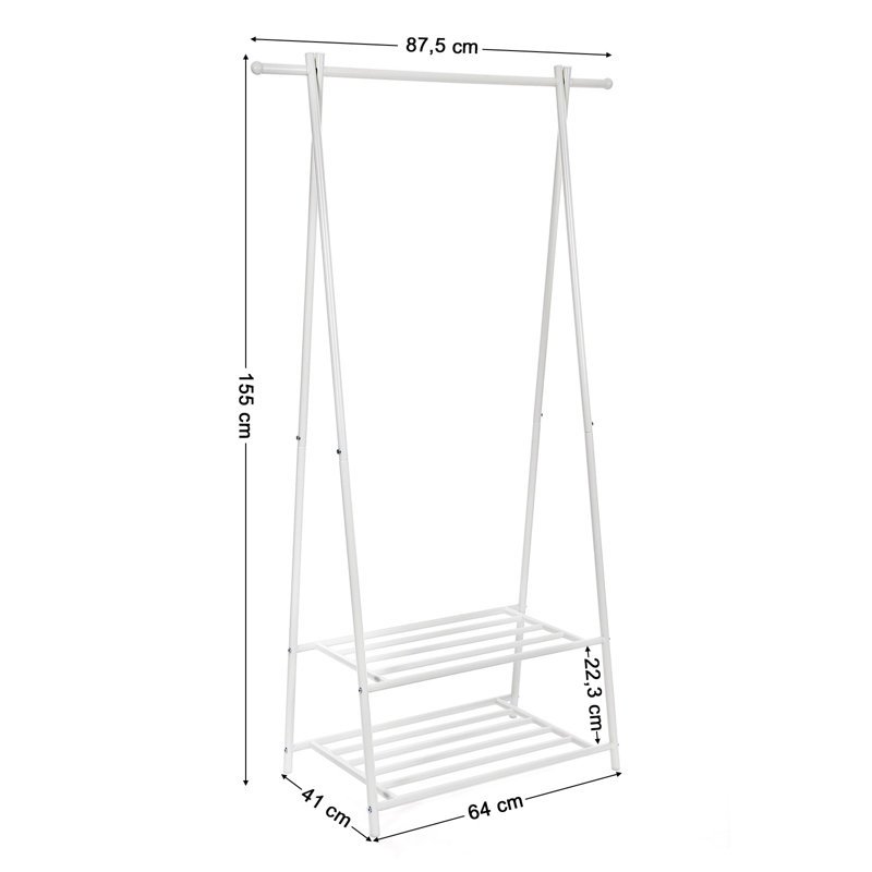 87.5 cm Clothes Rack, Cream White