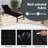 Outdoor Metal Chaise Lounge