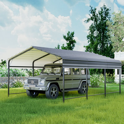  Heavy Duty Carport with Galvanized Steel Roof