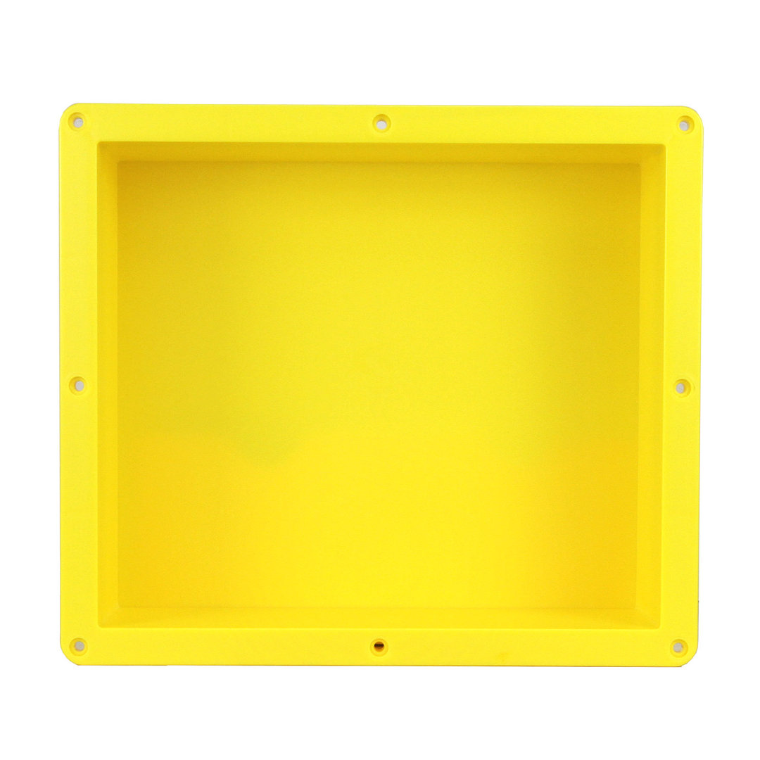 Bartol Ready for Tile Waterproof Leak Proof Bathroom Recessed Shower Niche Single Bathroom Shelf Organizer Storage for Shampoo and Toiletry Storage Flush Mount Installation Rebrilliant 