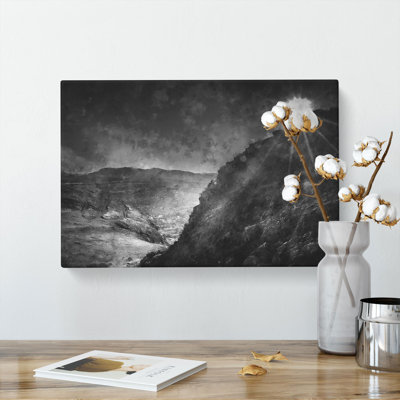 Arthurs Seat In Edinburgh Scotland Painting - Wrapped Canvas
