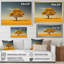 Aura d'arbre africain sur toile-97042752-97042753