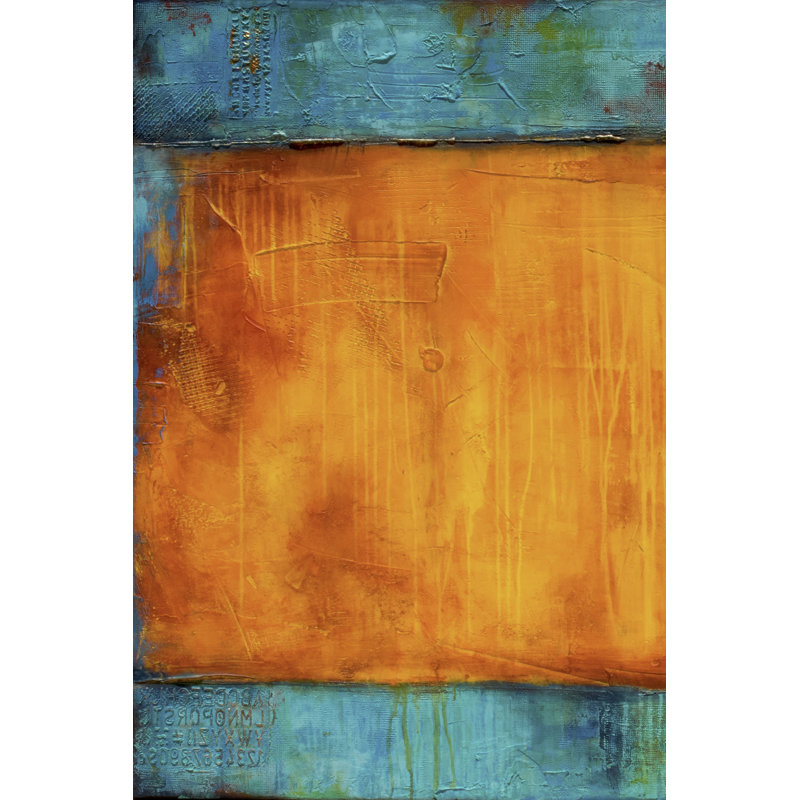" Journey's Mood I " by Erin Ashley Painting Print, 48" H x 32" W x 1.25" D