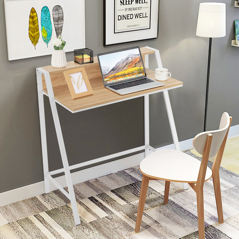 Goplus Iron Writing Desk