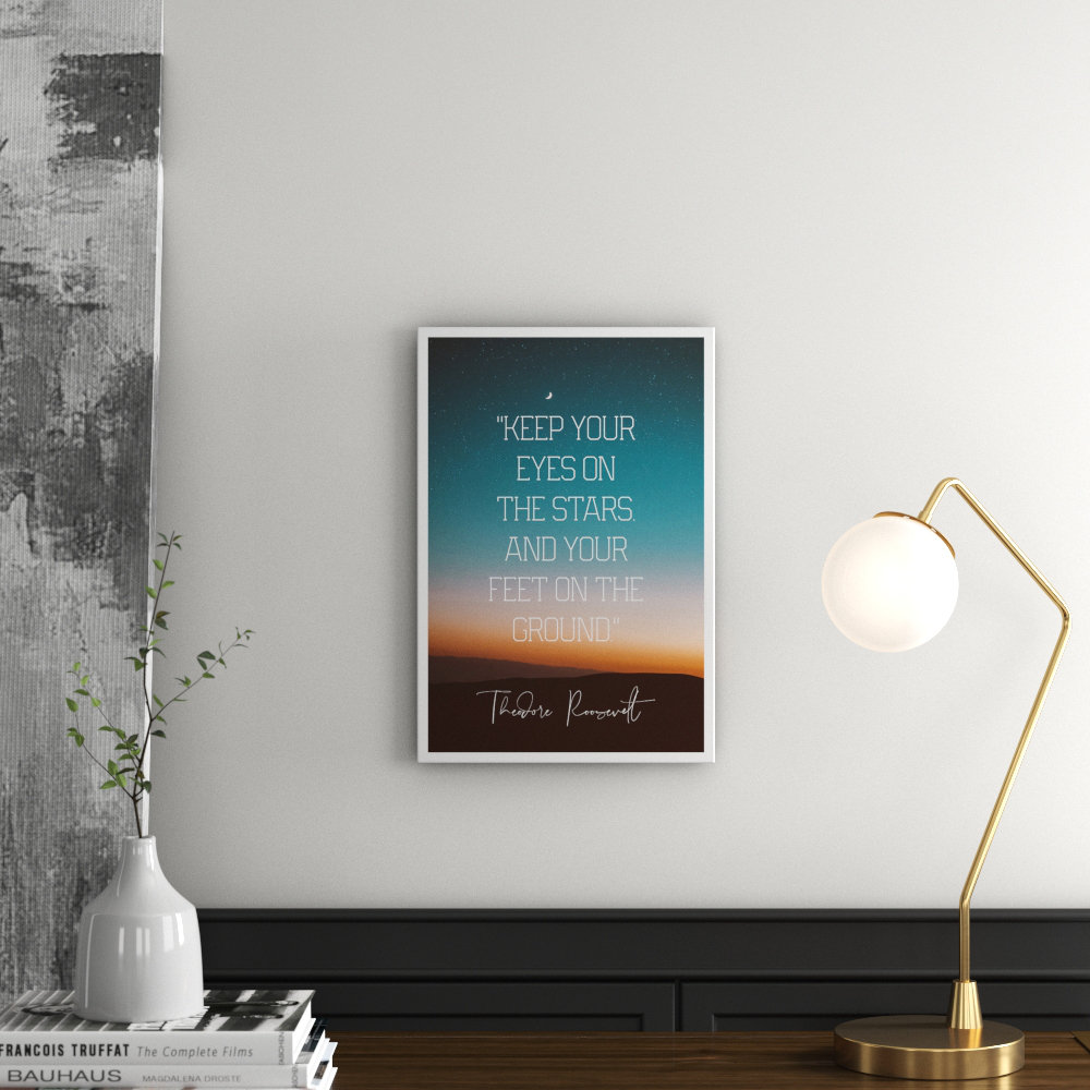 'Eyes on the Stars' Textual Art
