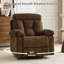 Fauteuil inclinable manuel 37,4 po de largeur avec rembourrage ultra doux et pivotant