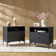 Lindley 27"H Modern 2-Drawer Nightstand with Charging Port (Set of 2)