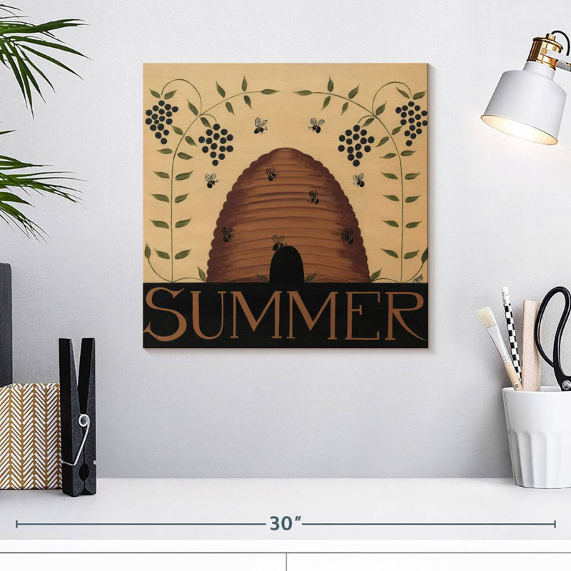 Brampt Summer Bees, 16" H x 16" W