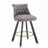 Velvet Upholstered Barstools set of 2-1937479433