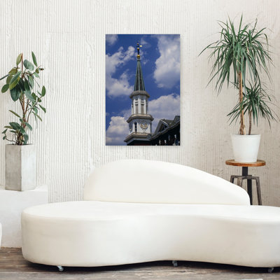 Low angle view of Christ Church in Old Town Alexandria Virginia USA 1 Piece Wrapped Canvas Wall Art
