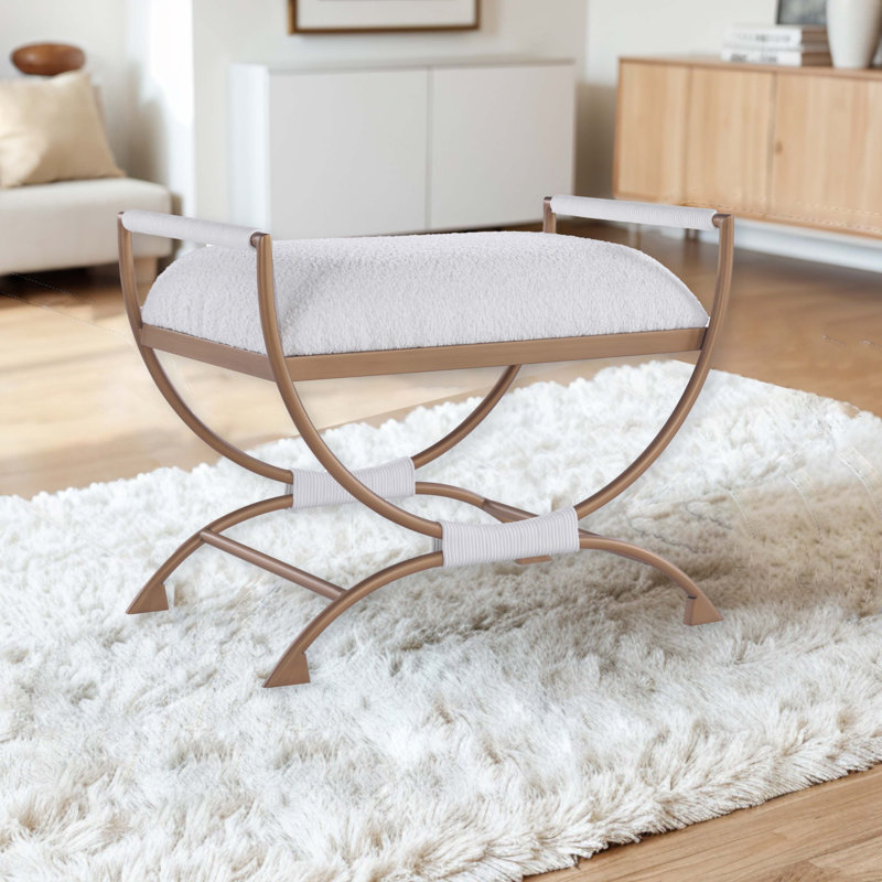 Irwinton Polyester Upholstered Bench