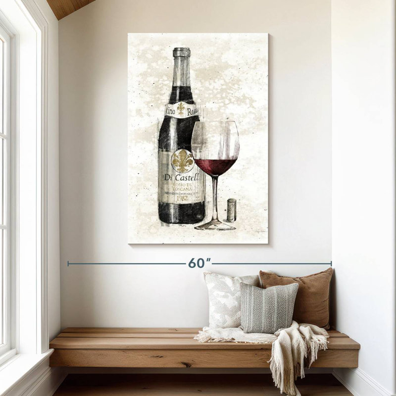 Yarlin Pencil Wine I, H 48 po x l 32 po