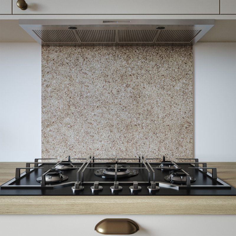 Natural Terrain Aluminium Kitchen Splashback, 80 cm x 90 cm