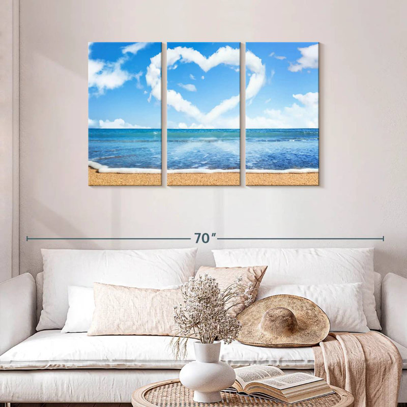 Alvord Love The Sea, H 28 po x l 45 po
