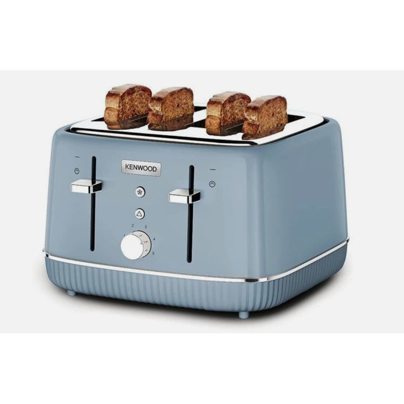 4 Slice Elegancy Toaster Clotted Cream, Blue