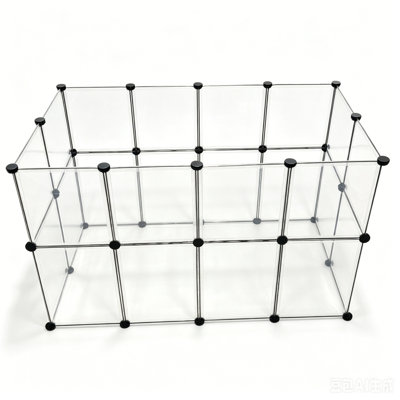 White Pet Playpen DIY Indoor Enclosure for Small Dogs and Rabbits