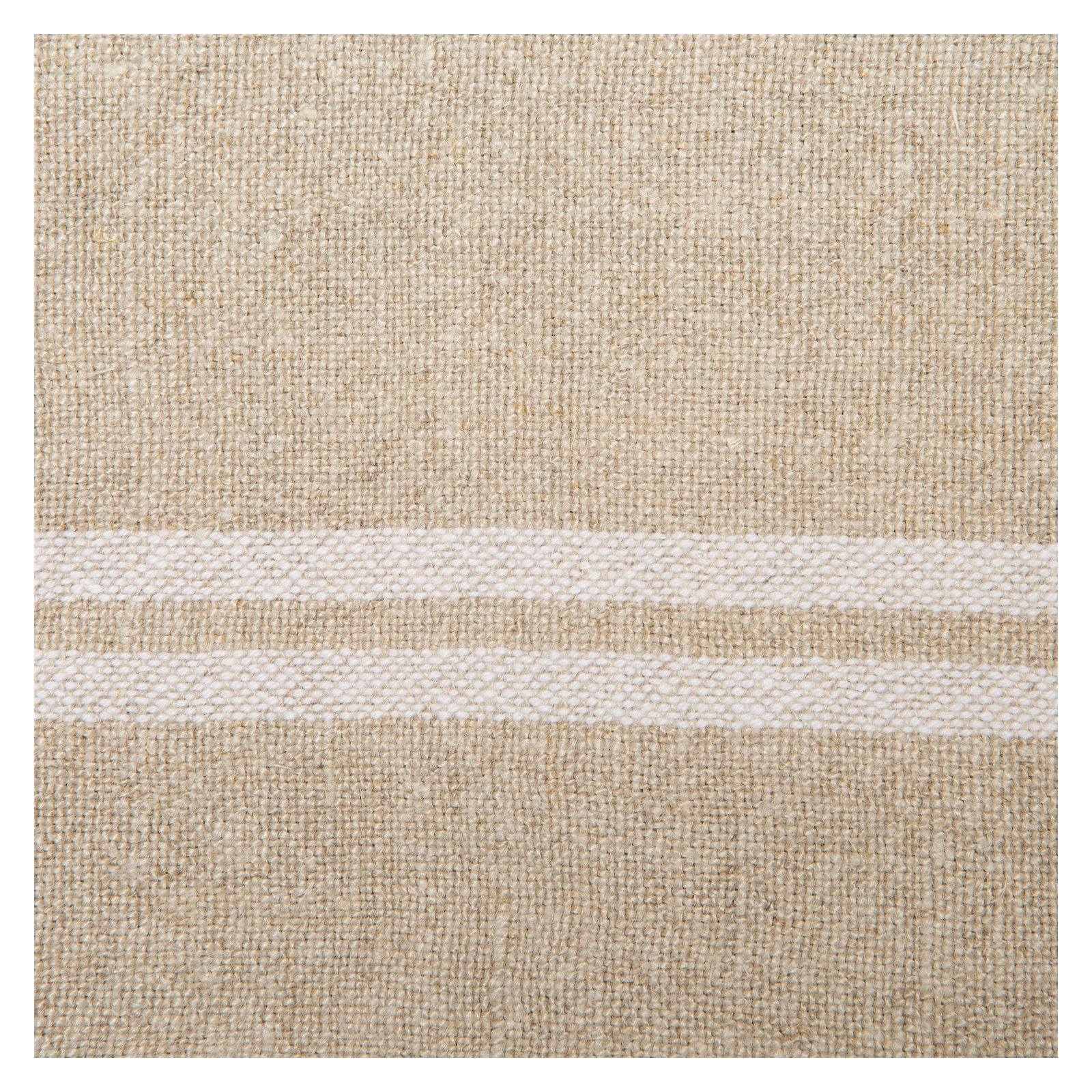 Bronwen Linen Square Napkin, Natural/Ivory