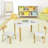 Seacliff Kids Solid Wood Rectangular Play Or Activity Table and Chair Set-1666215711
