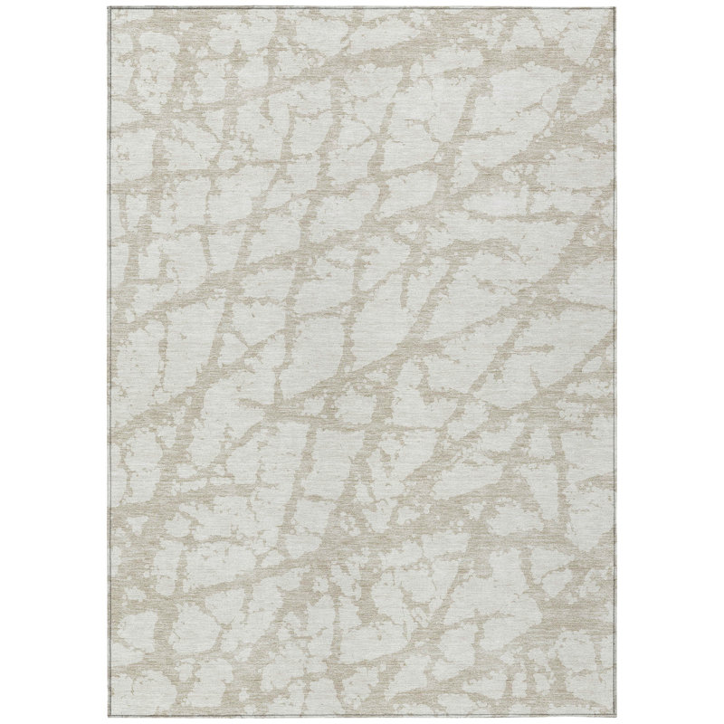 Tapis intérieur lavable abstrait 5 pi x 8 pi