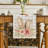 Buffalo Plaid Bunny Rabbit Ears Flower Easter Table Runner, Spring Summer Seasonal Holiday Kitchen Dining Table Decoration For Indoor Outdoor Home Party Decor-217428589
