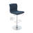 Tufted Fabric Bar Stools Set of 2, Adjustable Swivel Counter Height Barstools with Back, Upholstered Armless Airlift Bar Chairs for Kitchen Dining Cafe-118609826-118611200-118611201