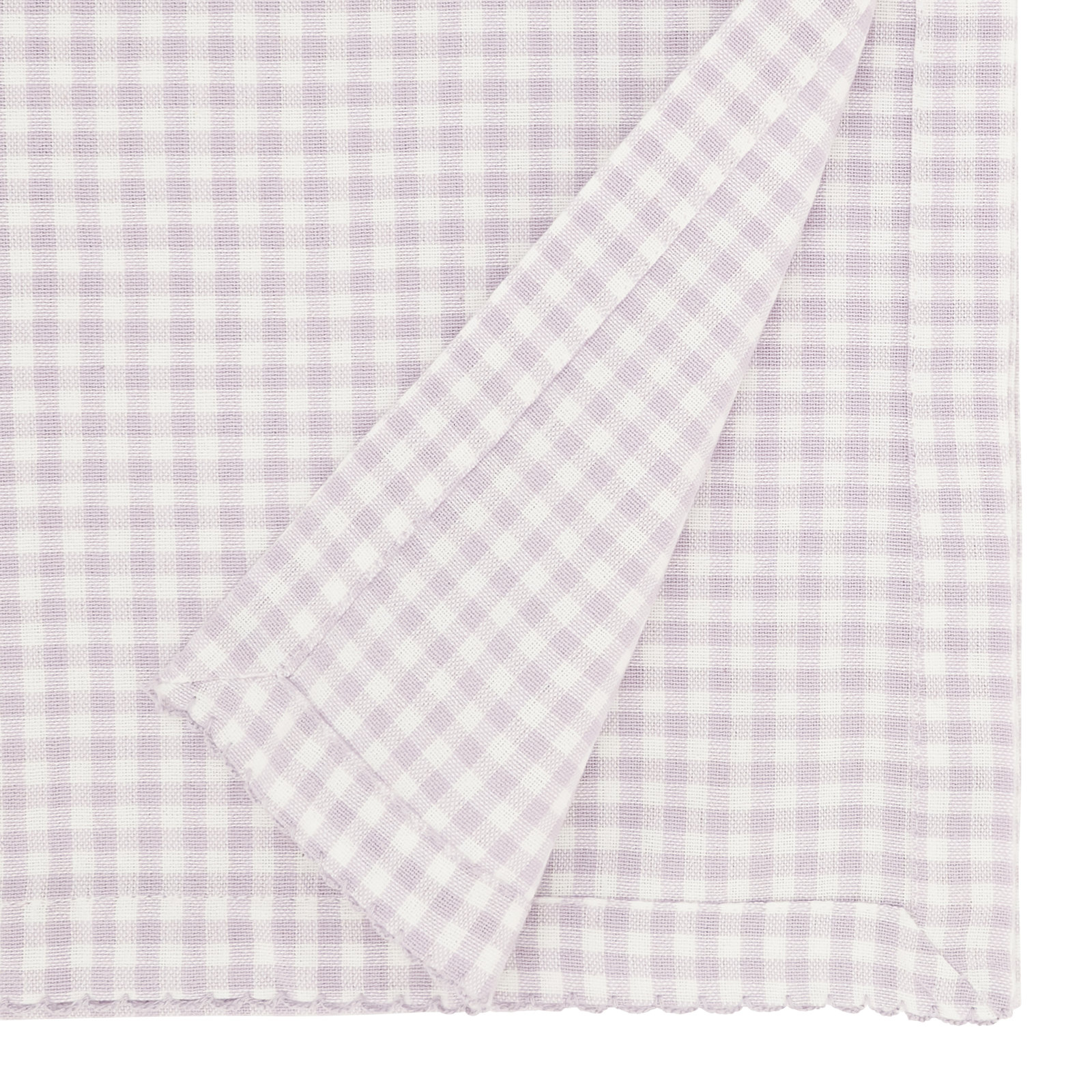 Ishida Gingham Table Runner, Purple