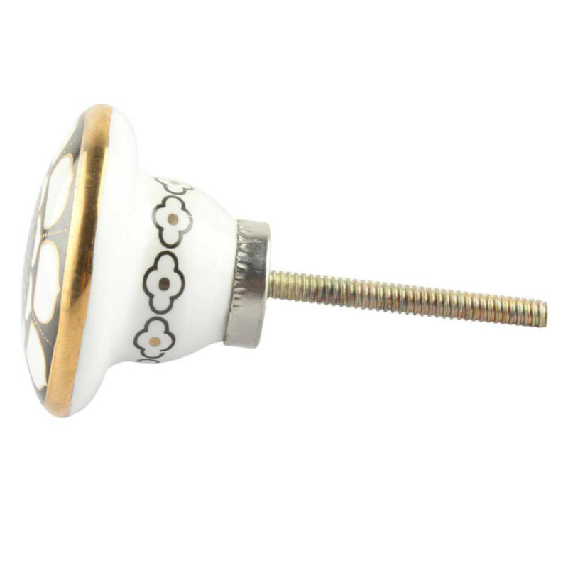 Oversized 1 3/4" Diameter Mushroom Knob, Golden