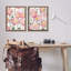 «Pink Sidewalk Anemones», ensemble de 2 toiles flottantes, design par Grace Popp-200568595-200568592