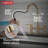 Nicoli Pull-Down Bridge Kitchen Sink Faucet, Two Handle Kitchen Faucet-106888036