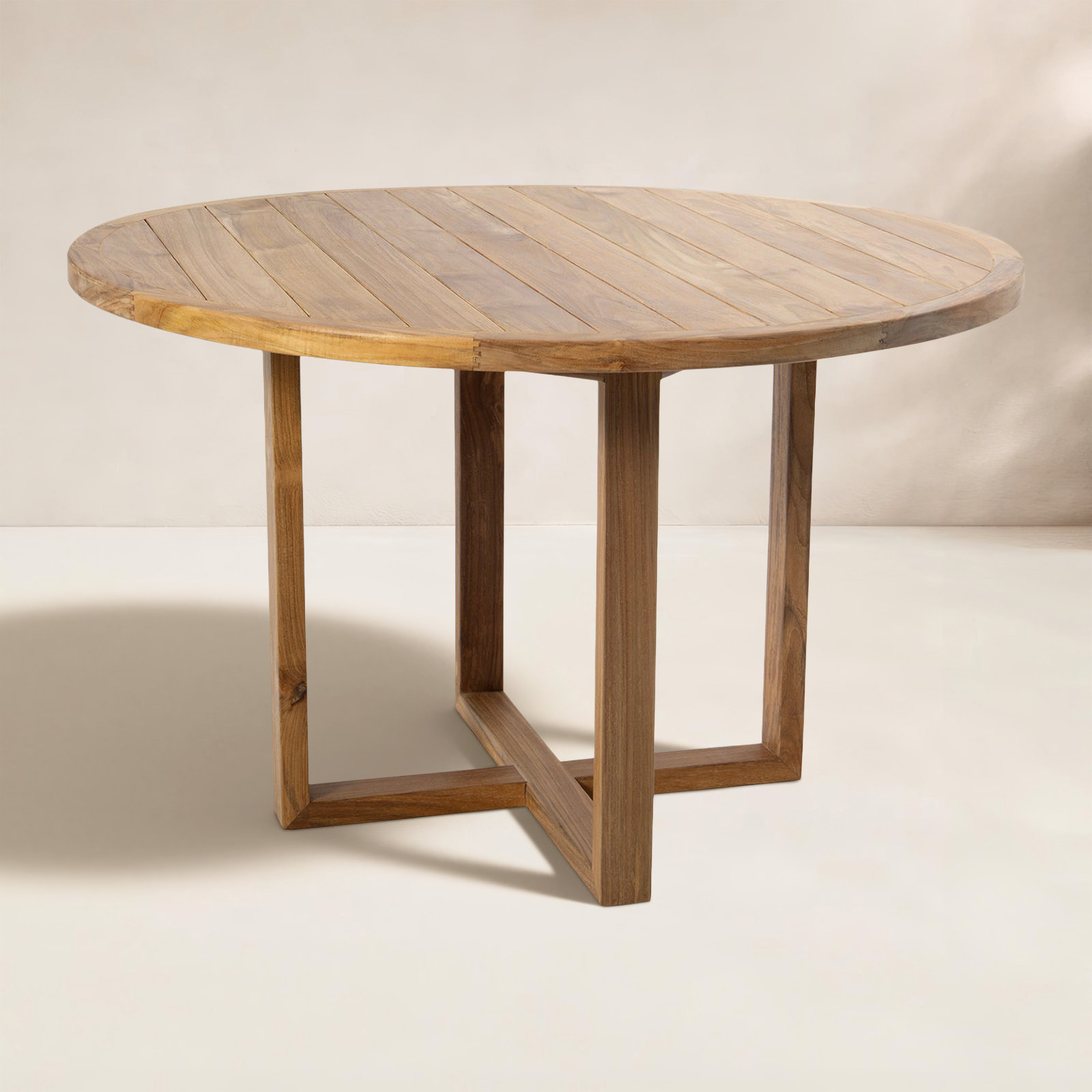 Uvita Teak Outdoor Dining Table, 48"