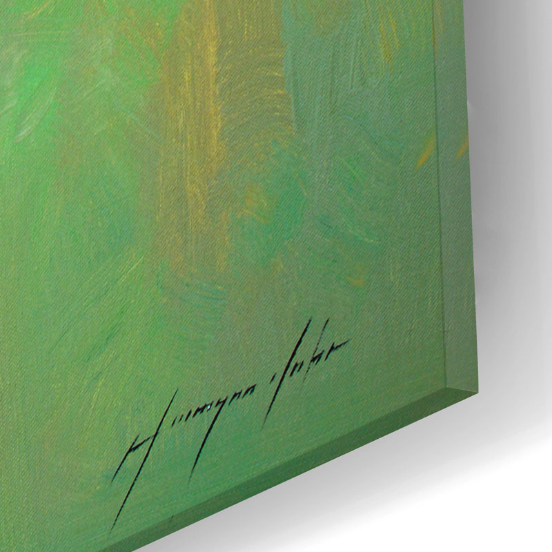Art mural en verre Wrought Studio «Grove» par Vahe Yeremyan, H 16 po x l 12 po x P 0,13 po