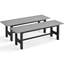 Banc d'extérieur en métal Latoysha-651590809