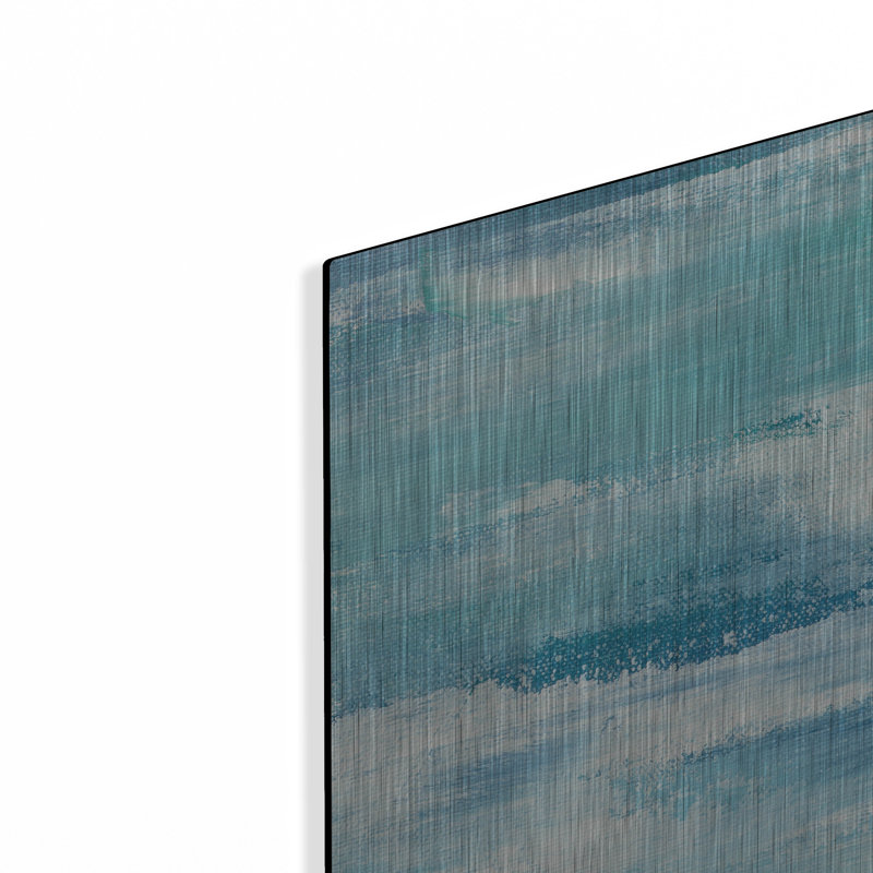 «Black Sea I» par Silvia Vassileva, art mural en métal, H 36 po x l 36 po