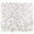 Lokahi 0.39" x 0.79" Seashell Chevron Mosaic Wall Tile
