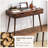 Habarugira Solid Wood Base Writing Desk